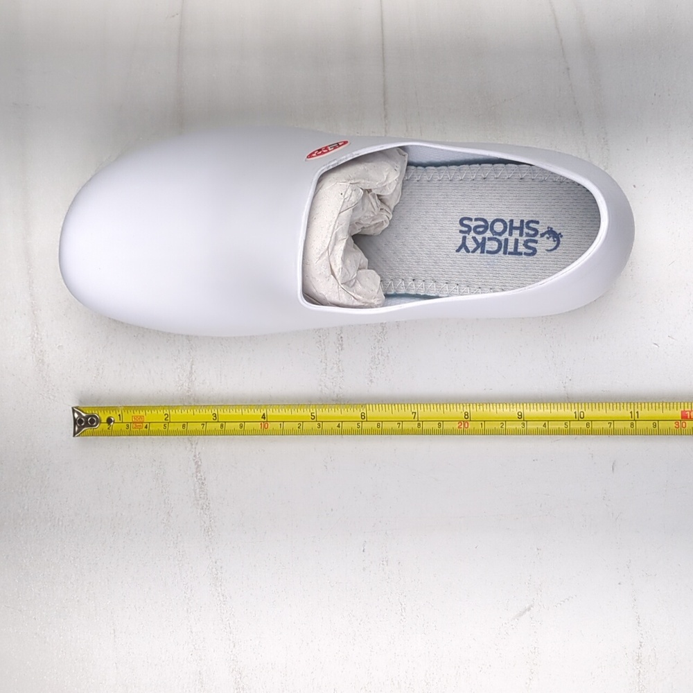 Sticky Shoes Women's Slip On Waterproof Nursing Shoes White sz 10.5 - Picture 9 of 11
